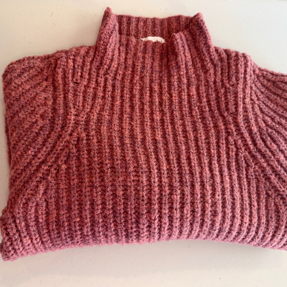 Leith Mock Neck Sweater – Classic Neutral Pullover, Soft Knit